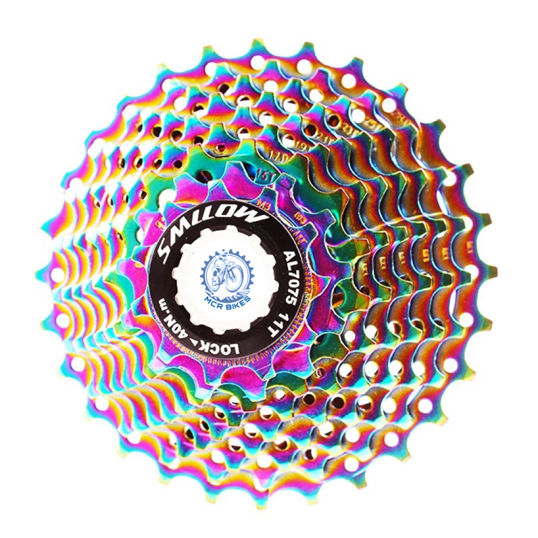 Speed 11-28T Cassette Rainbow – Mcrbikes - Main Image
