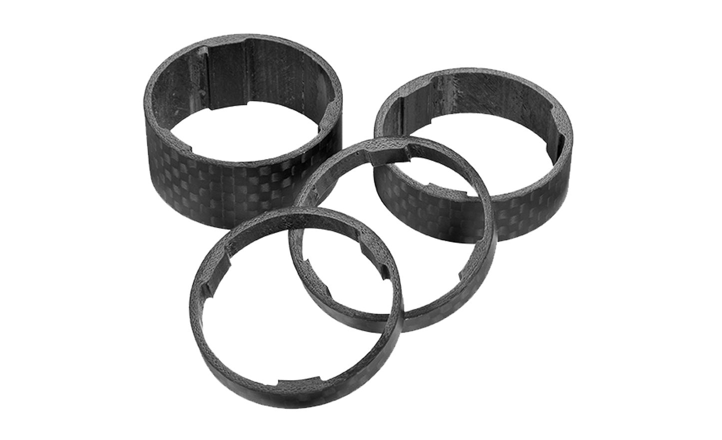 CUBE Headset Spacer Set Carbon