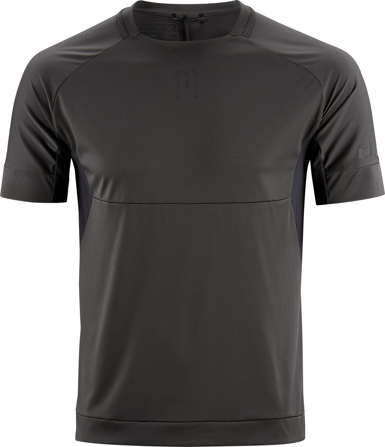 CUBE Am Rundhalstrikot S/S Schwarz