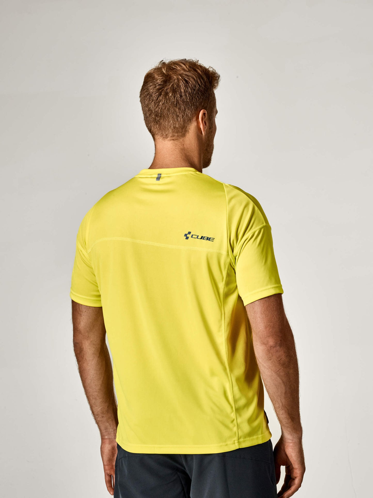 CUBE Motion Jersey Rundhals S/S Zitrone