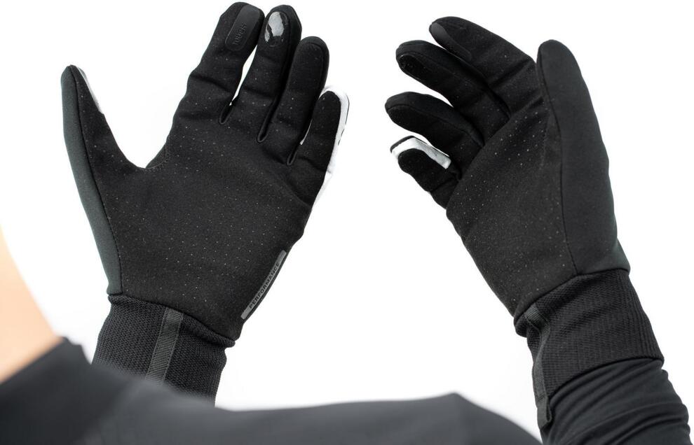 Guantes CUBE Performance All Season con dedos largos, color negro