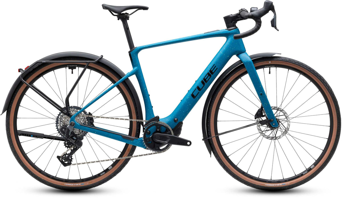 CUBE NUROAD HYBRID C:62 EXC 400X FE TROPICALTEAL/BLACK