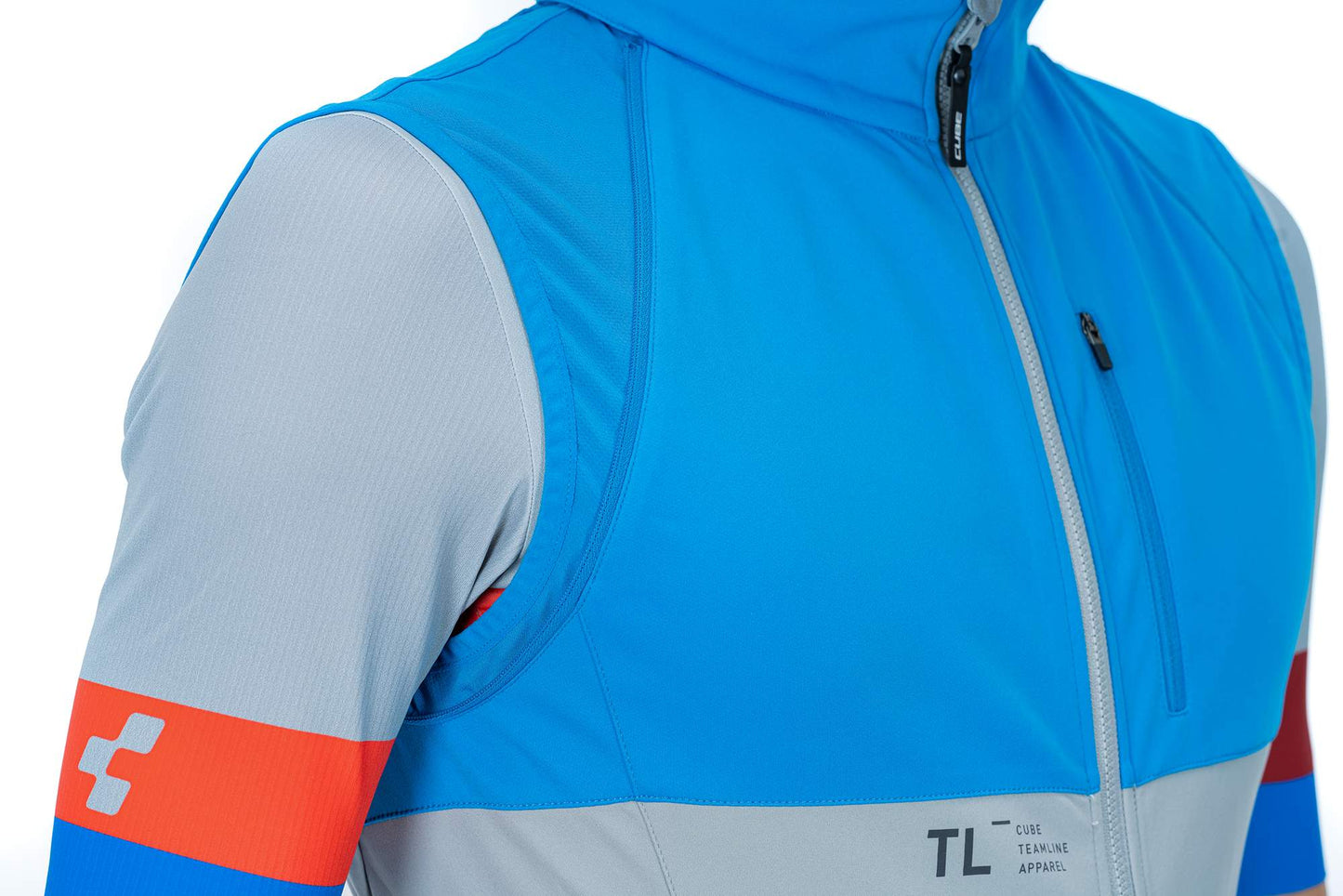 CUBE Teamline Multifunktionsjacke Blau/Grau