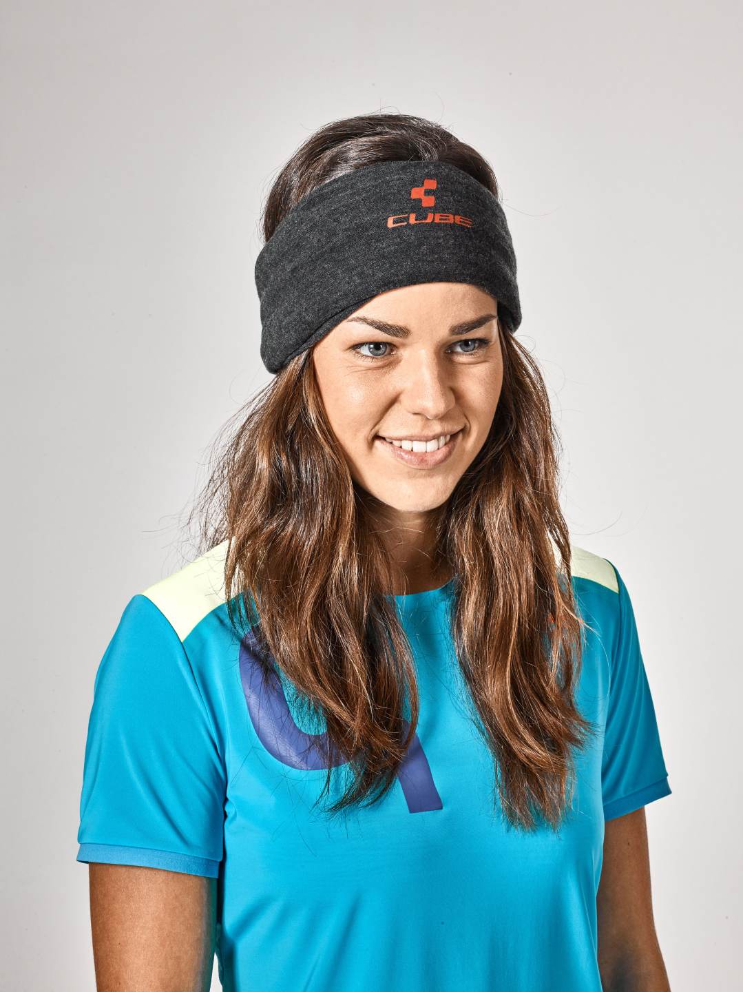 CUBE Funktionsbandana Race Be Warm Schwarz/Weiß