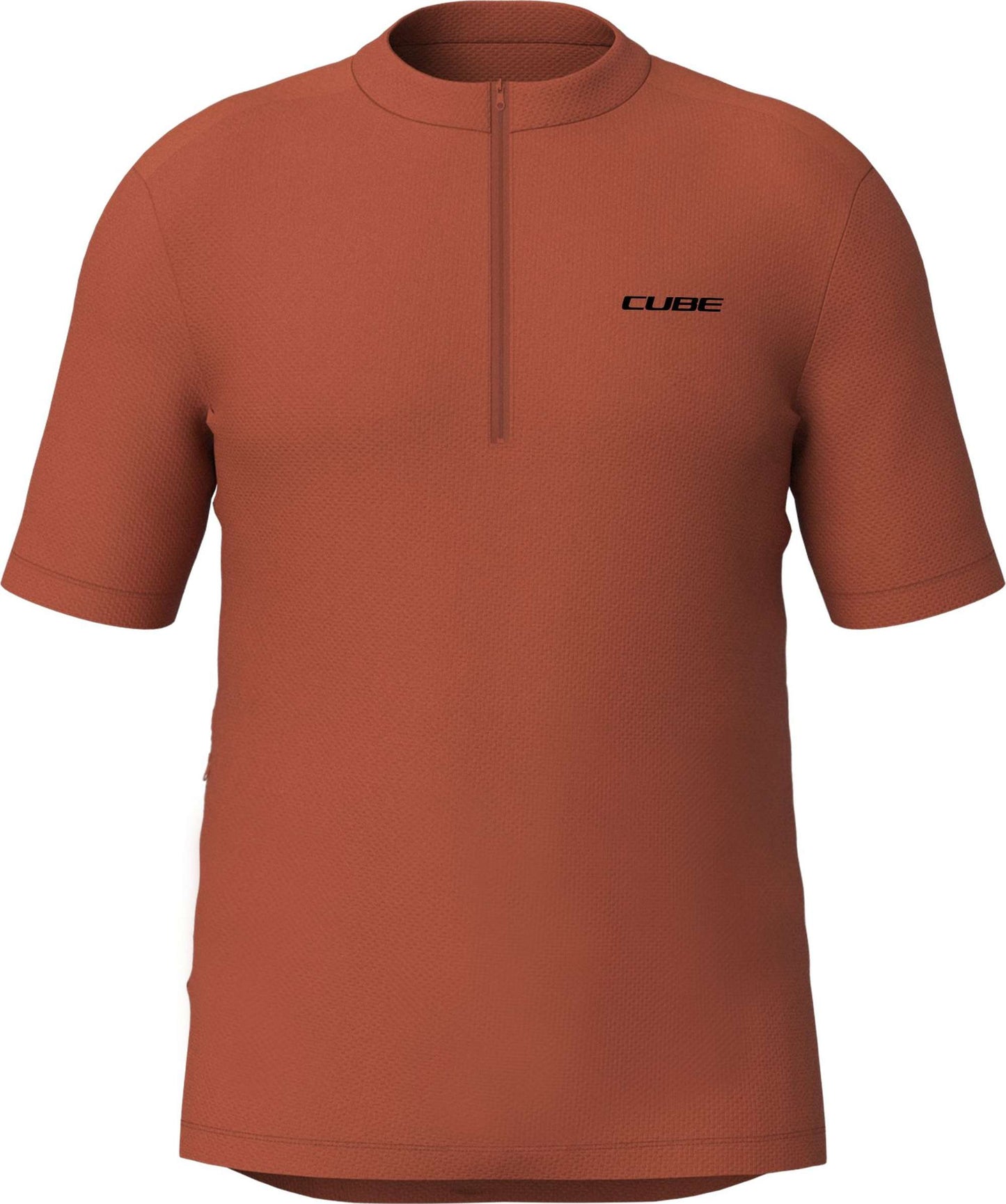 CUBE JERSEY HALF ZIP CMPT S/S RED XXXL