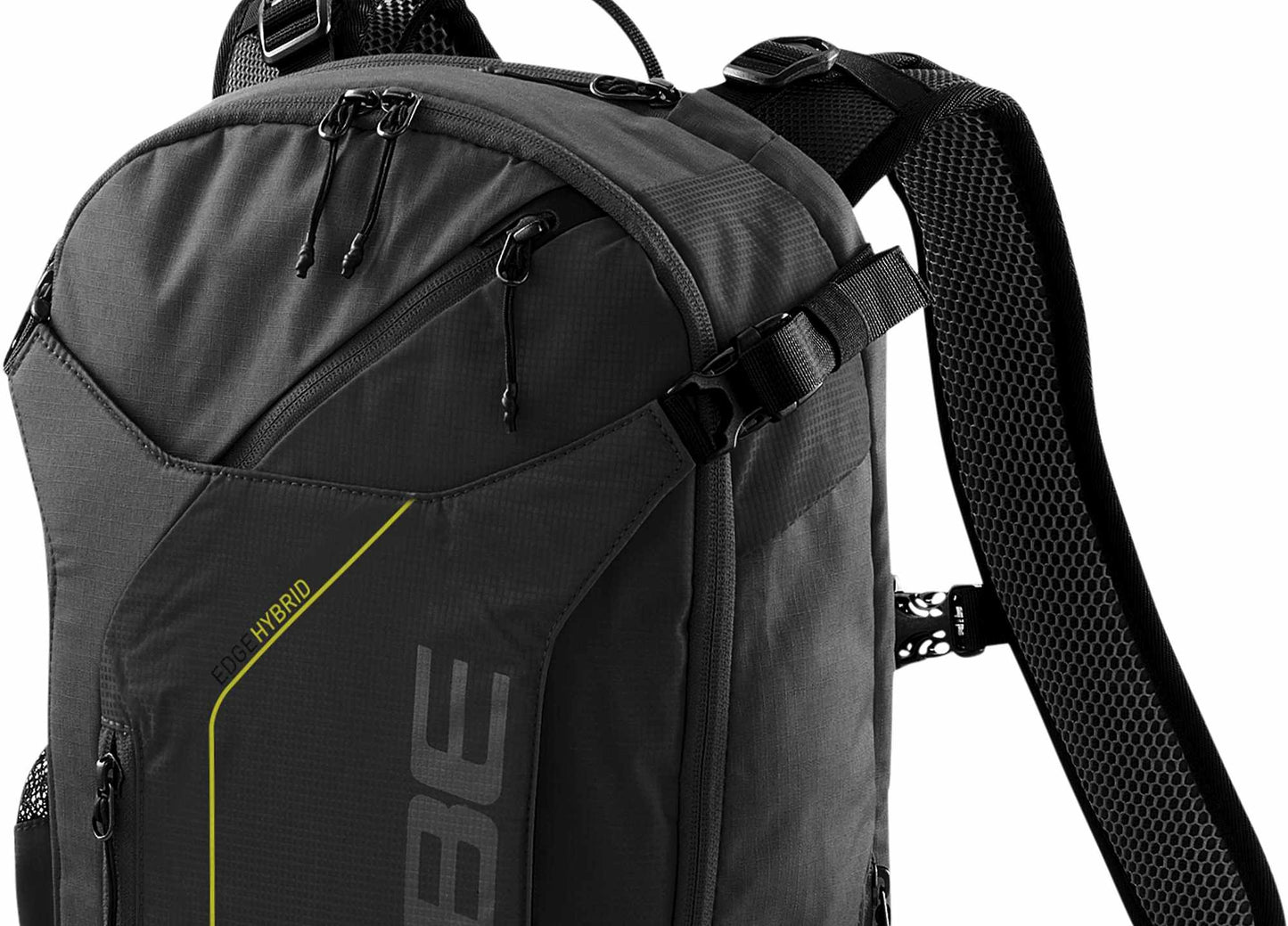 Mochila CUBE Edge Hybrid negra/lima