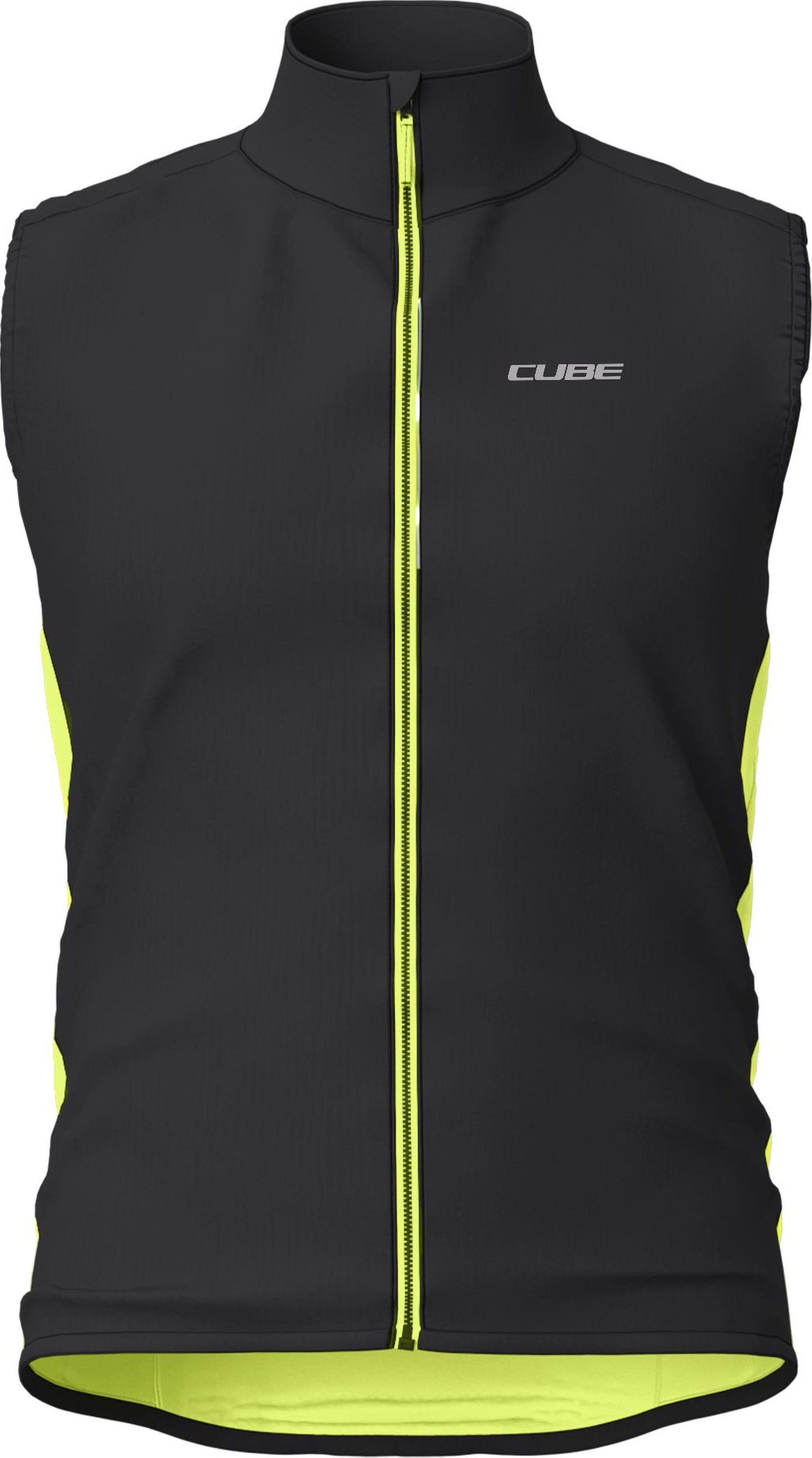 CUBE WIND GILET CMPT BLACK/YELLOW XL