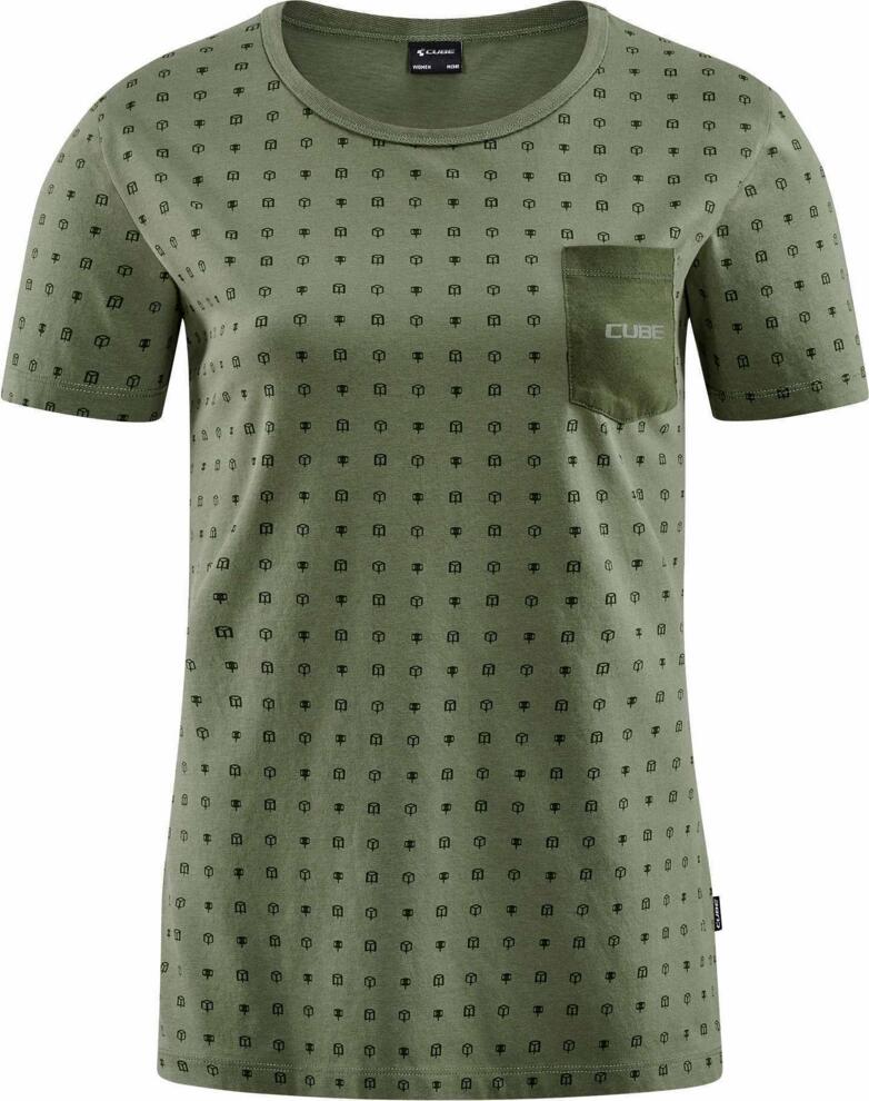 CUBE Organic Ws T-Shirt Pedal Olive