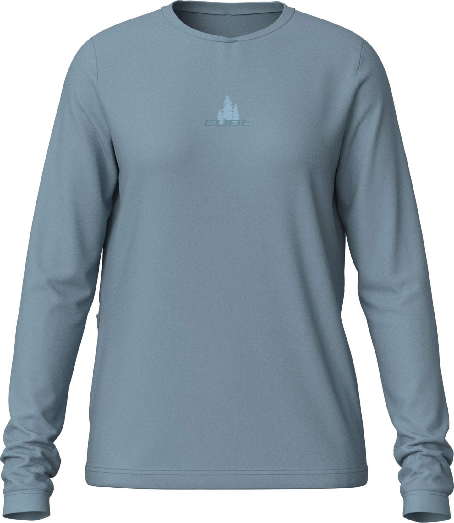 CUBE MTB WS ROUND NECK JERSEY SOFT TOUCH L/S BLUE XXL (44)