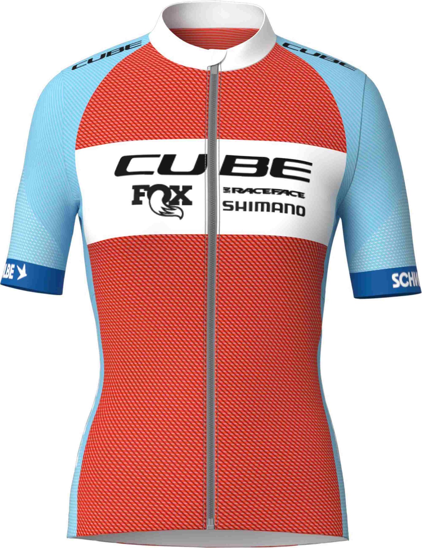 CUBE ROAD/XC WS JERSEY X FACTORY RACING S/S BLU/ORA XS (34)