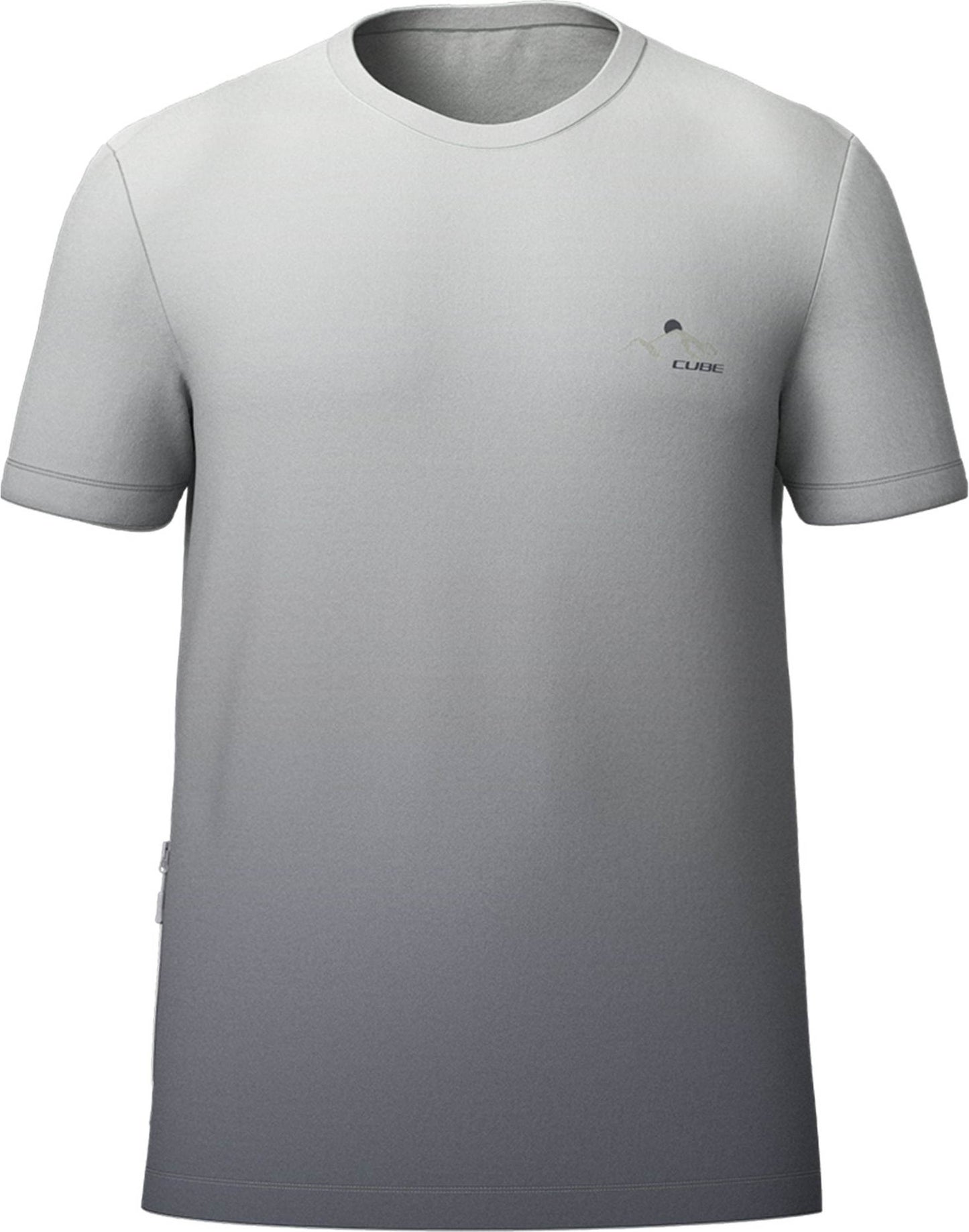 CUBE MTB ROUND NECK JERSEY SOFT TOUCH S/S GREY XL