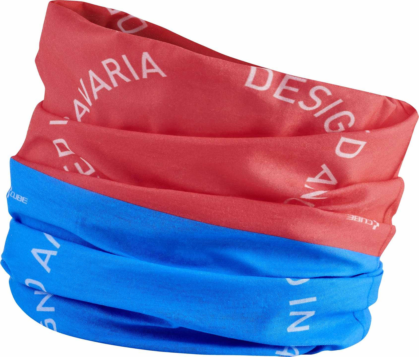 Bufanda funcional CUBE roja/azul