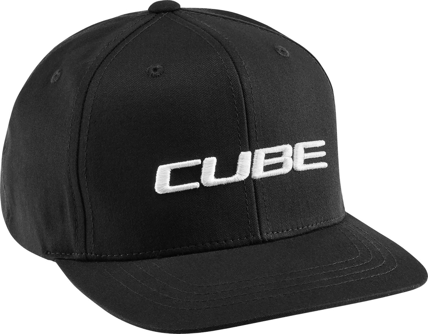 Gorra CUBE Rookie de 6 paneles, color negro