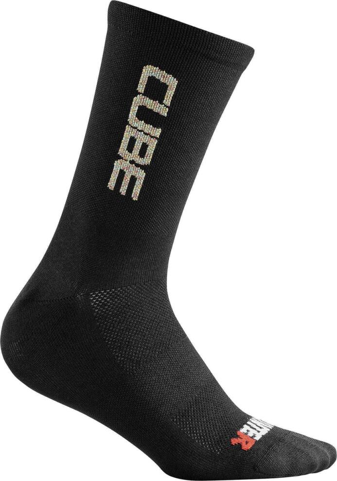 Calcetines CUBE High Cut Vertex Negro
