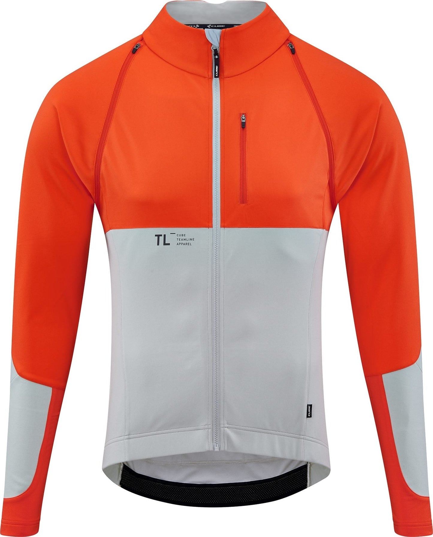 Chaqueta multifuncional CUBE Teamline roja/gris