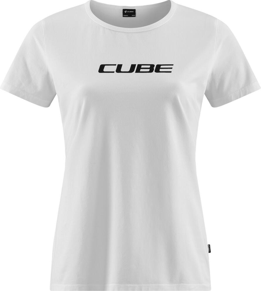 Cube Organic Ws T-Shirt Classic Logo Weiß