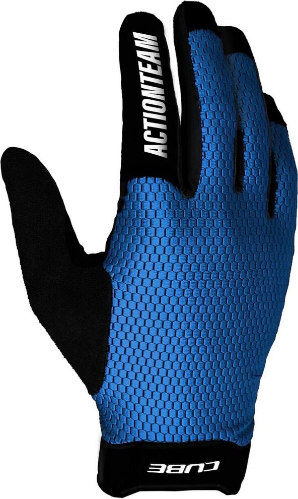 Cube Gloves Gravity Long Finger X Actionteam Blue