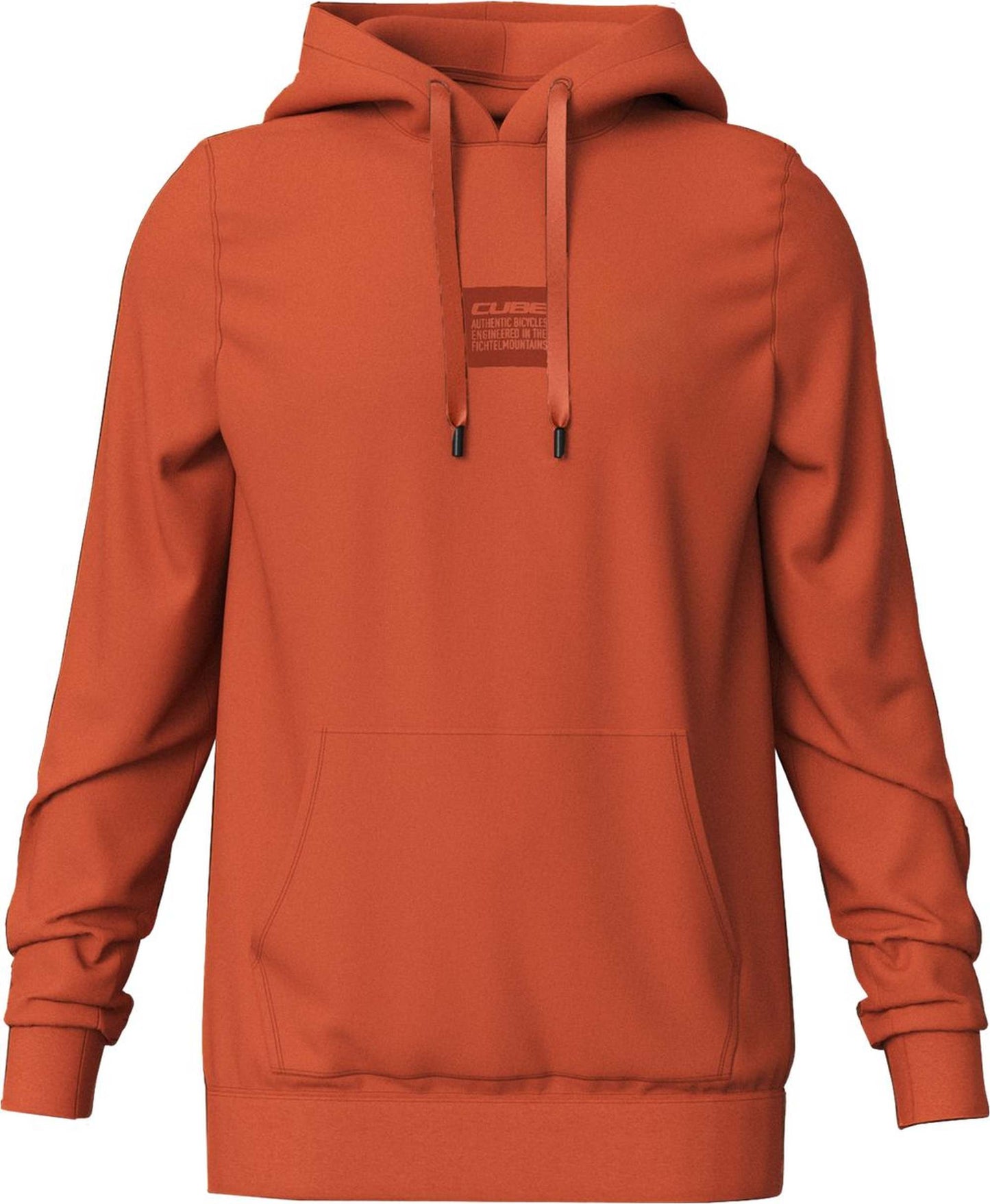 CUBE ORGANIC HOODIE ROOTS RED S