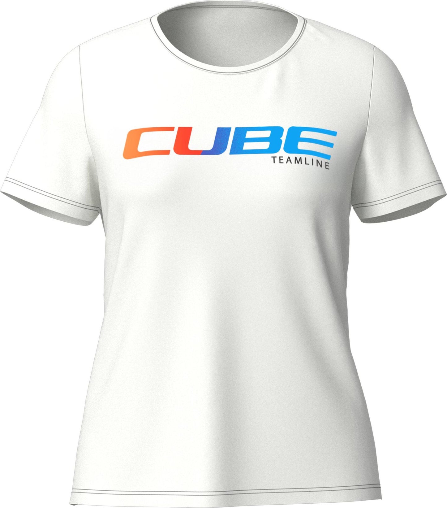 CUBE ORGANIC WS T-SHIRT TEAMLINE WHITE XXL (44)