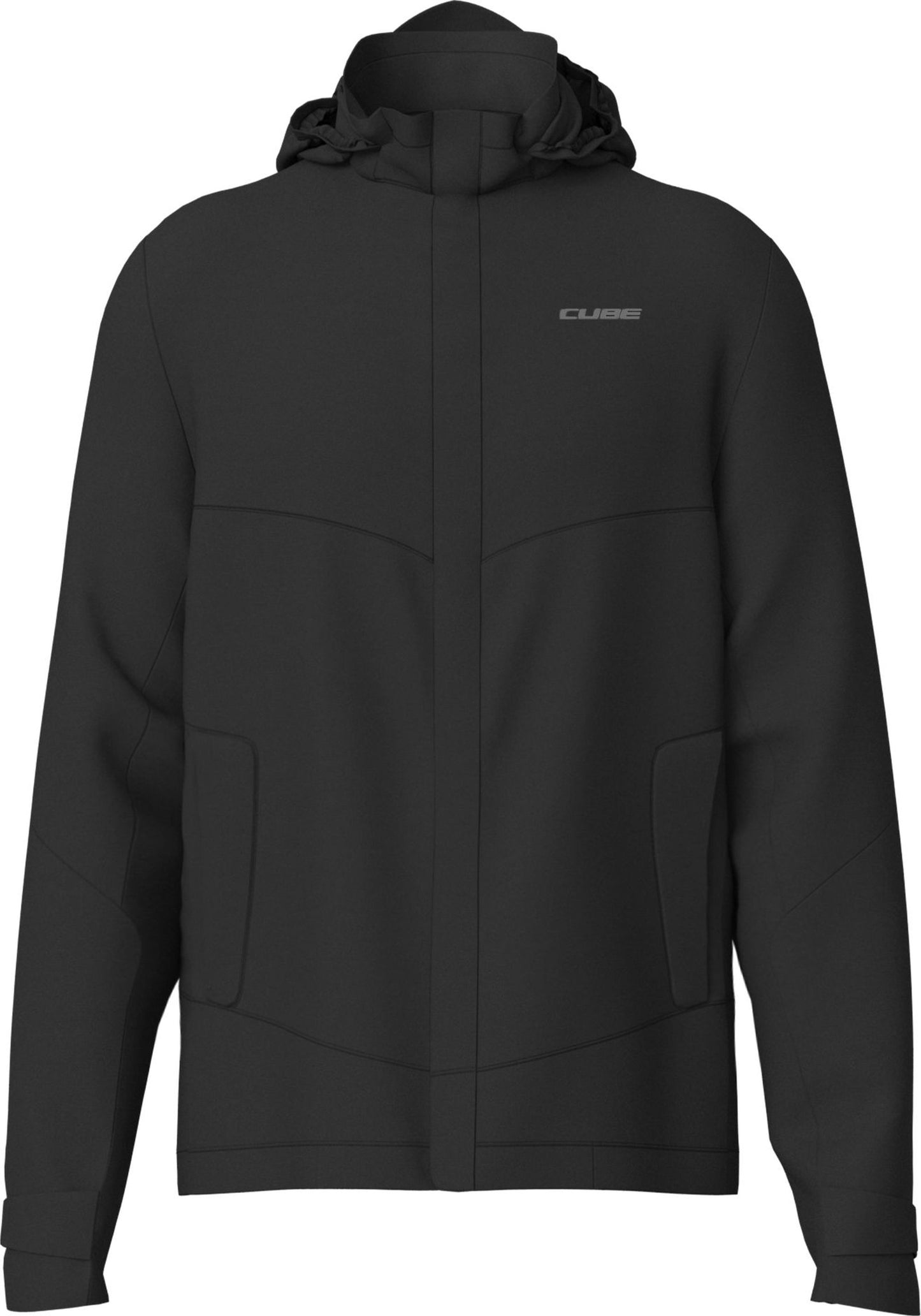 CUBE RAIN JACKET CMPT BLACK XL