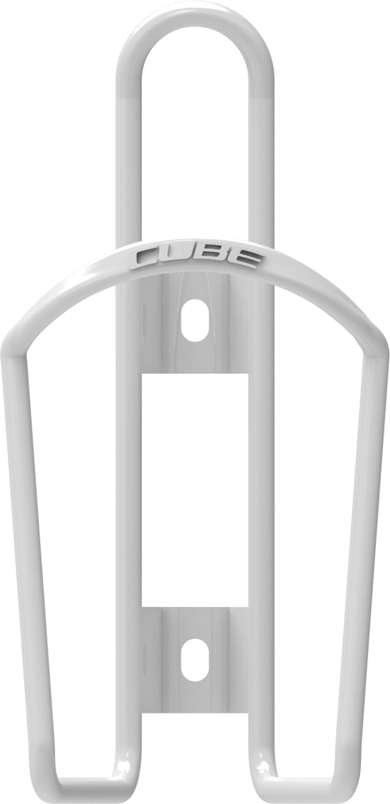 CUBE Bottle Cage Hpa Glossy White