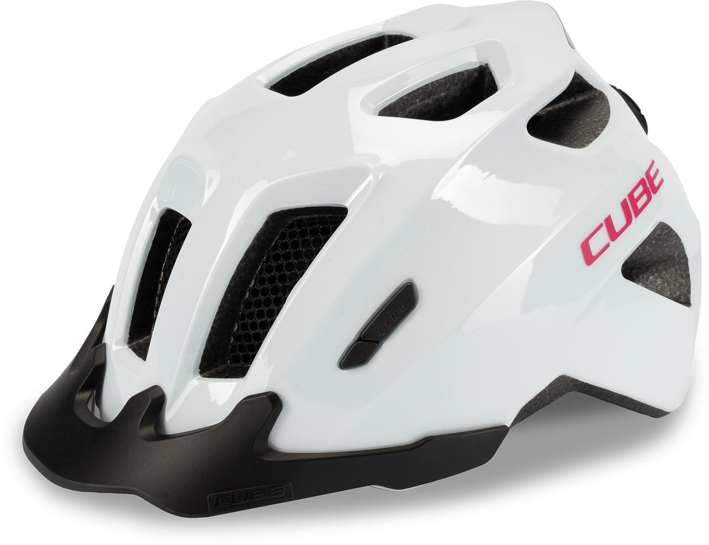 CUBE HELMET FINK FLASHWHITE/PINK M (52-57)