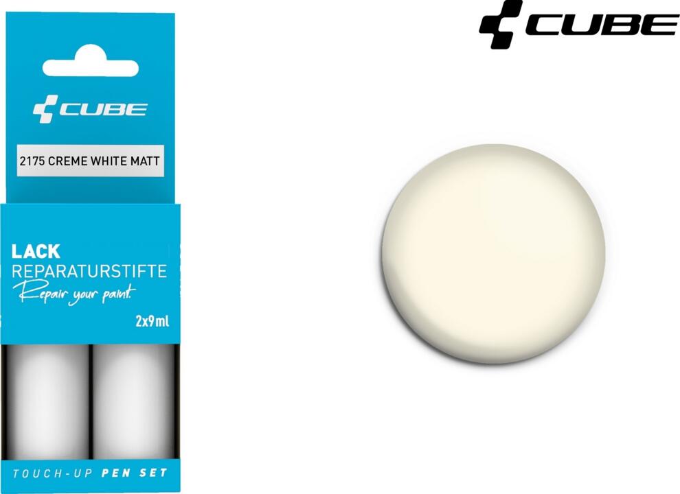 CUBE Lackstift-Set Cremeweiß matt 2175 – Mcrbikes