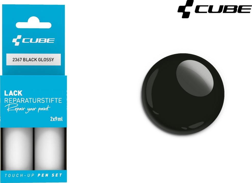 lackstift fahrrad cube CUBE Lackstift-Set Schwarz glänzend 2367 – Mcrbikes