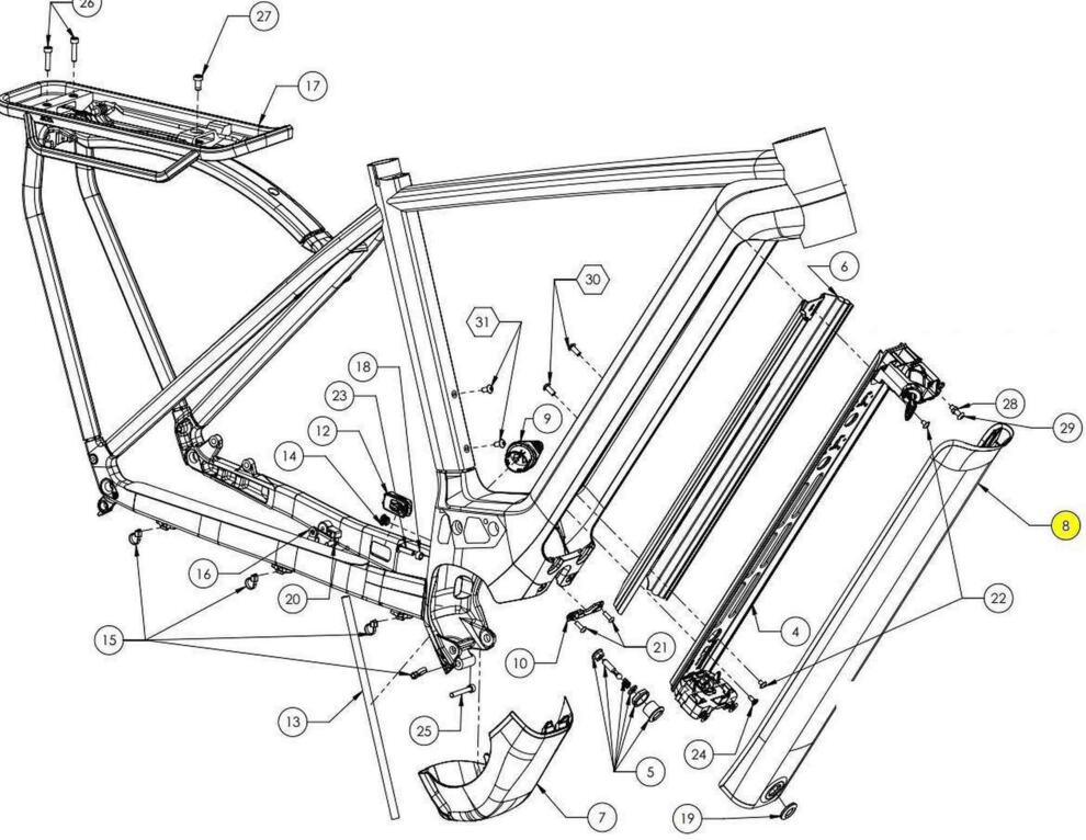 CUBE Battery Cover Kat/Rea/Ste 750 (20-01818)
