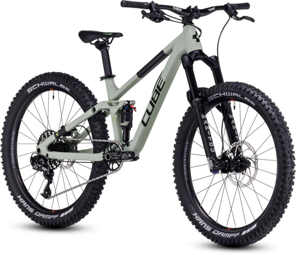 CUBE Stereo 240 Pro Grey/Green – Mcrbikes