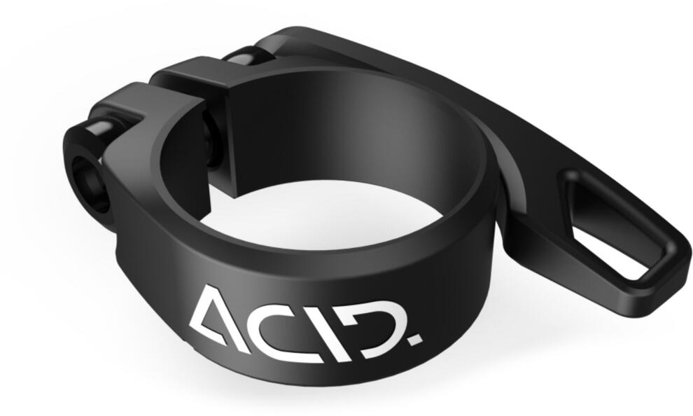 ACID Sattelklemme mit integriertem Werkzeug, schwarz