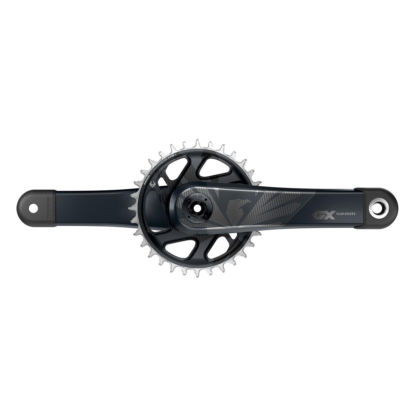 SRAM Crank GX Carbon Eagle Boost 148 DUB 12s w Direct Mount 32t X-SYNC 2 Chainring (DUB Cups/Bearings Not Included)