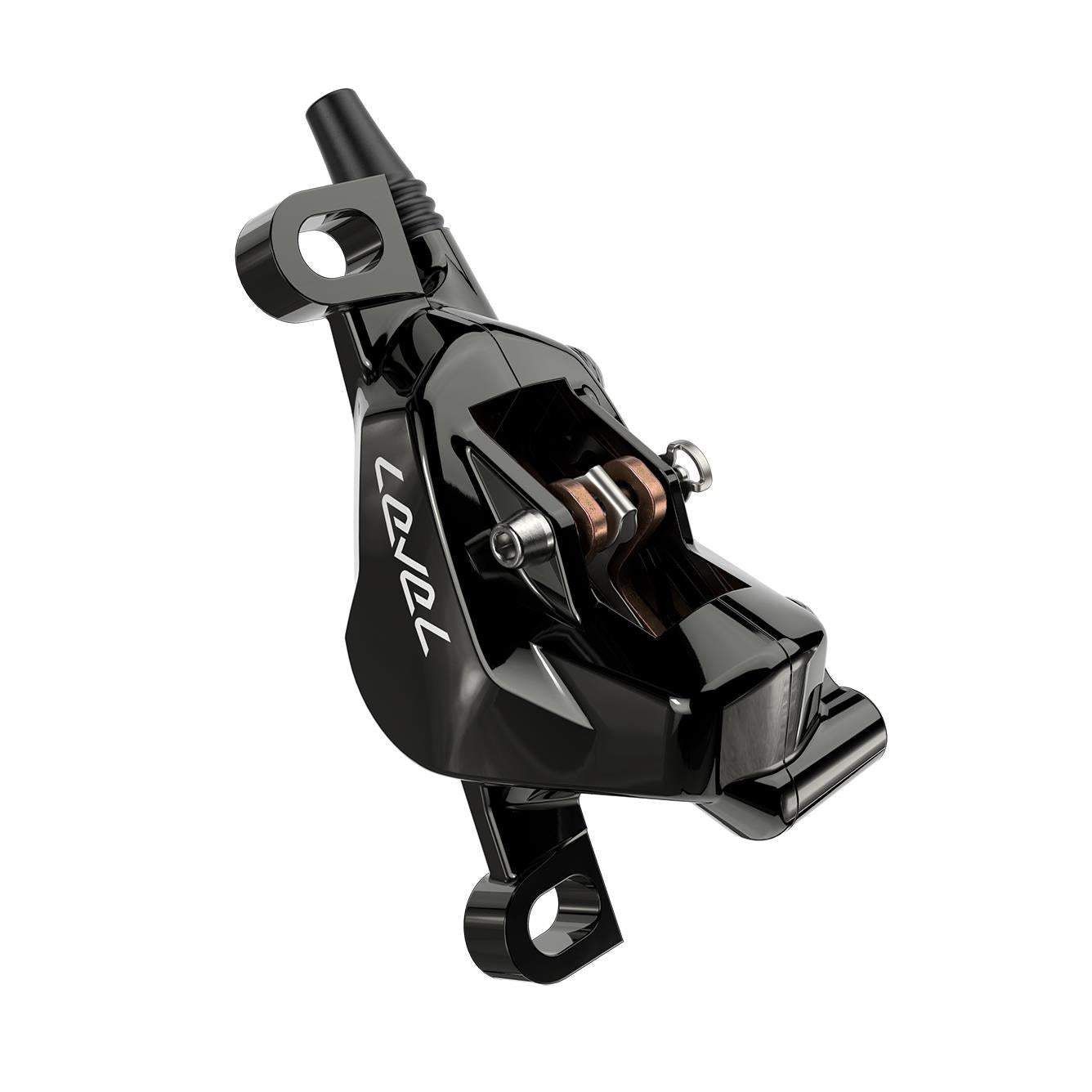 SRAM Disc Brake Level Ultimate Stealth 2 Piston - Carbon Lever, Ti Hardware, Reach Adj, Rear Hose (Includes MMX Clamp, Rotor/Bracket Sold Separately) C1