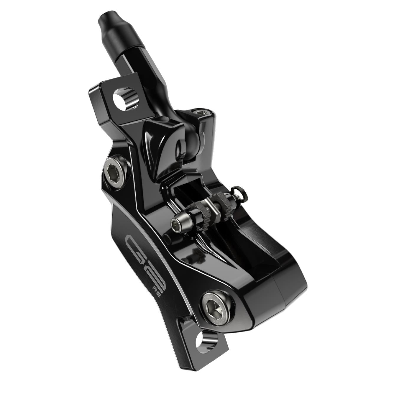 SRAM Disc Brake G2 RE (Reach,E-MTB) Guide Aluminum Lever Code 4Piston Caliper Gloss Black Rear 1800mm Hose (Rotor/Bracket sold separately)A2