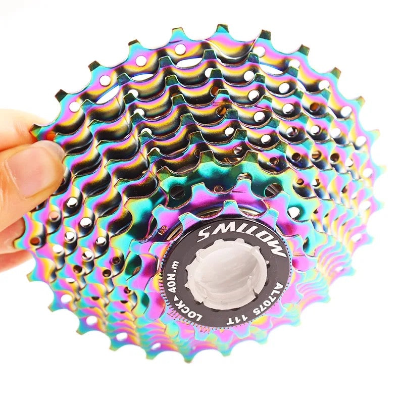 Cassette Rainbow de 9 velocidades y 11-28 dientes