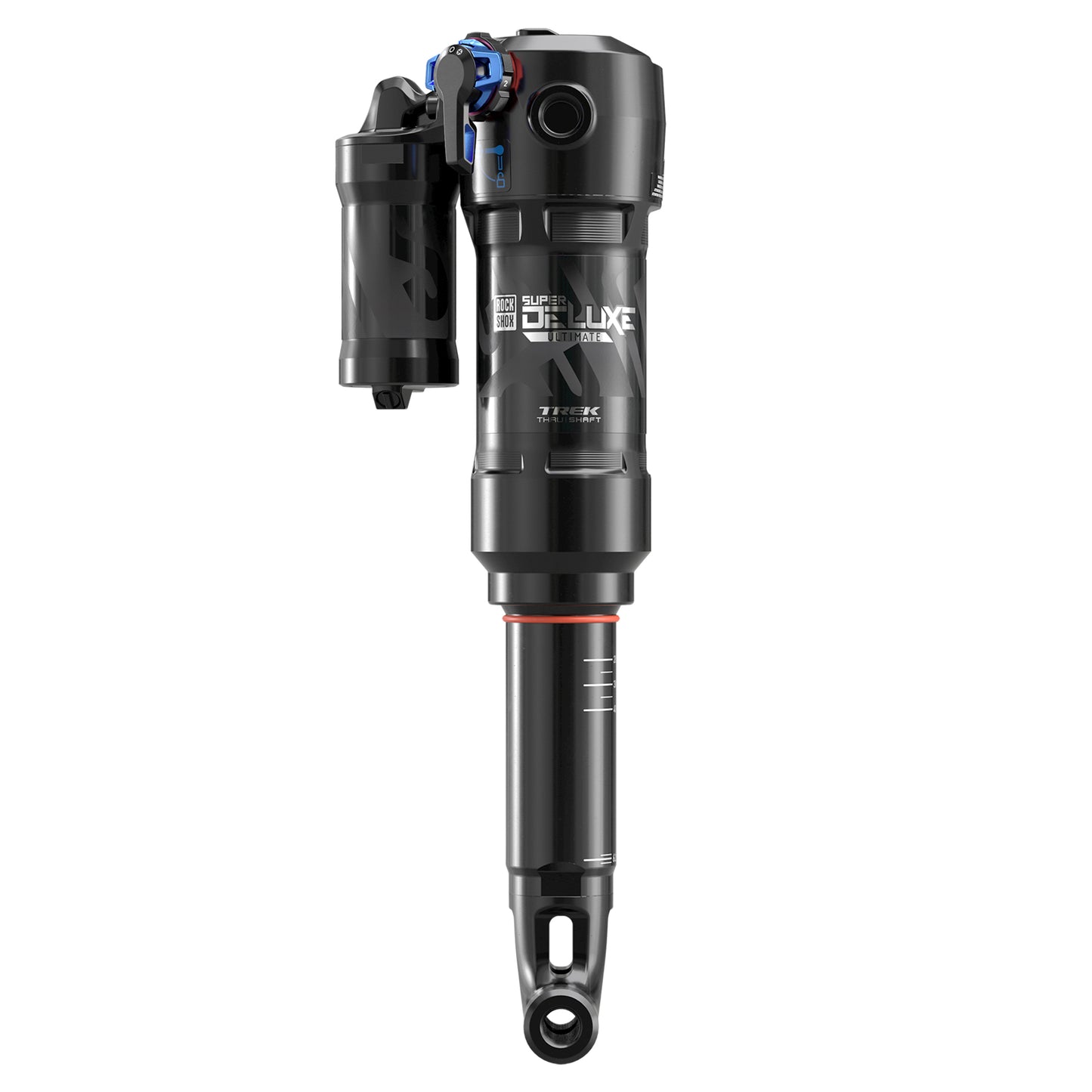 Rear Shock Super Deluxe Thru Shaft RCT (230X57.5) 0Neg, Progressive, 0Pos, Mreb/Mcomp, 380 Lockout, Trunnion/Yoke Asymmetrical (No Hardware Included) - Remedy/Slash 2017-2020 C1