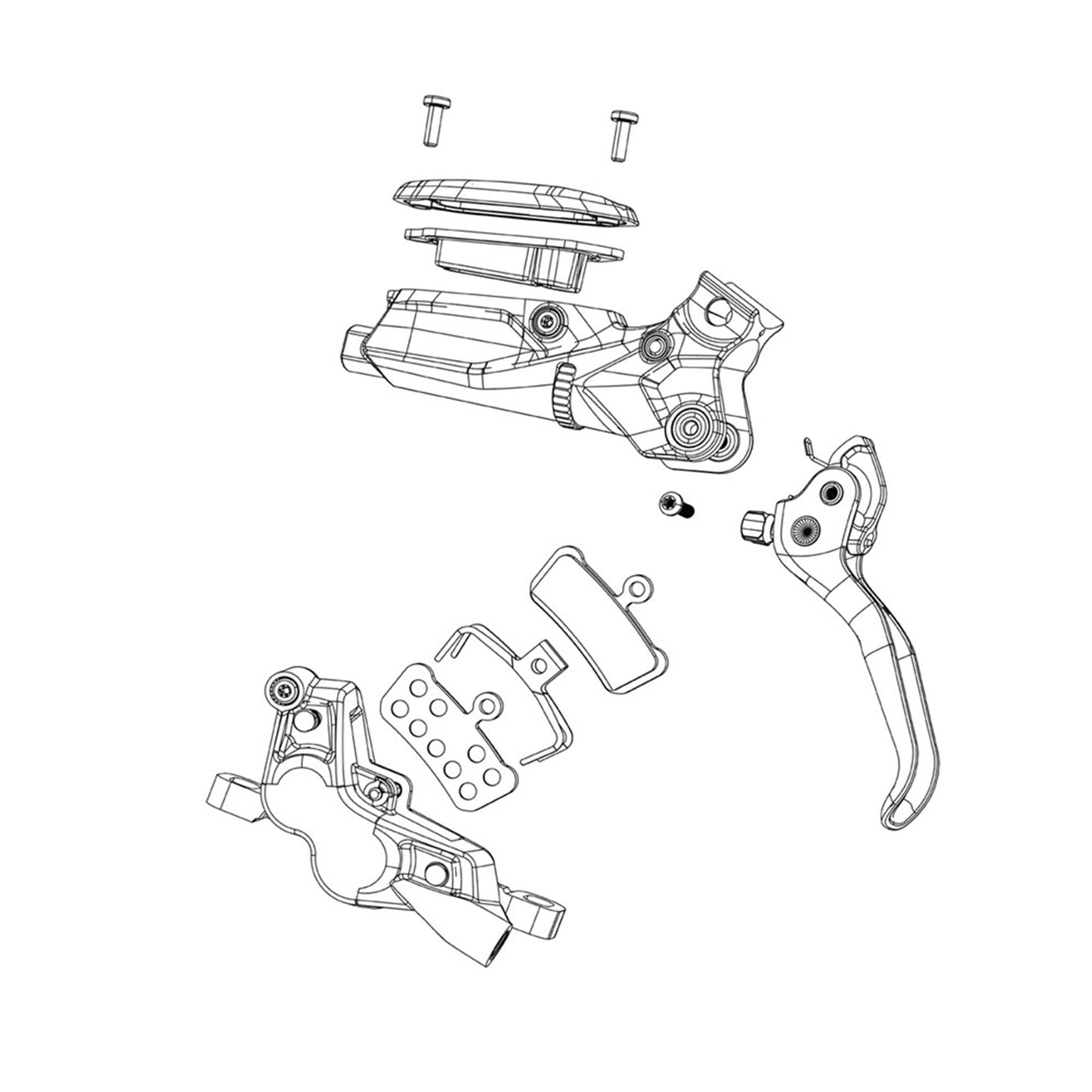 SRAM Spare - Disc Brake Caliper Assembly - (Assembled, No Hose) - G2 Ult (A2)