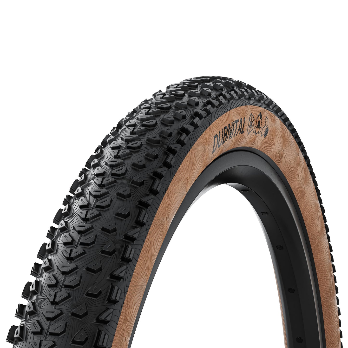 Continental Dubnital Trail Grip Foldable Tyre 2025: BLACK/TRANSPARENT 29 X 2.40