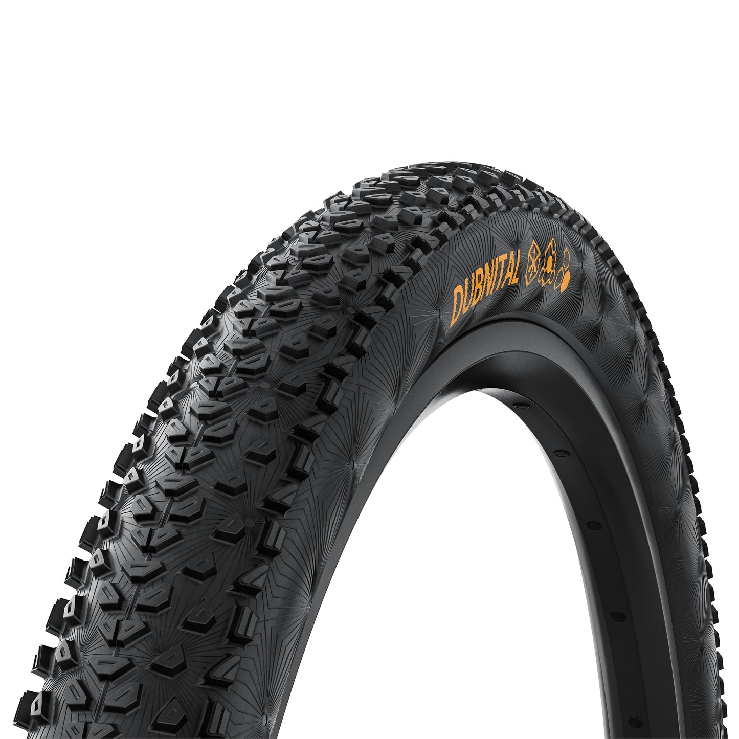 Continental Dubnital Trail Rapid Foldable Tyre 2025: BLACK/BLACK 29X2.20