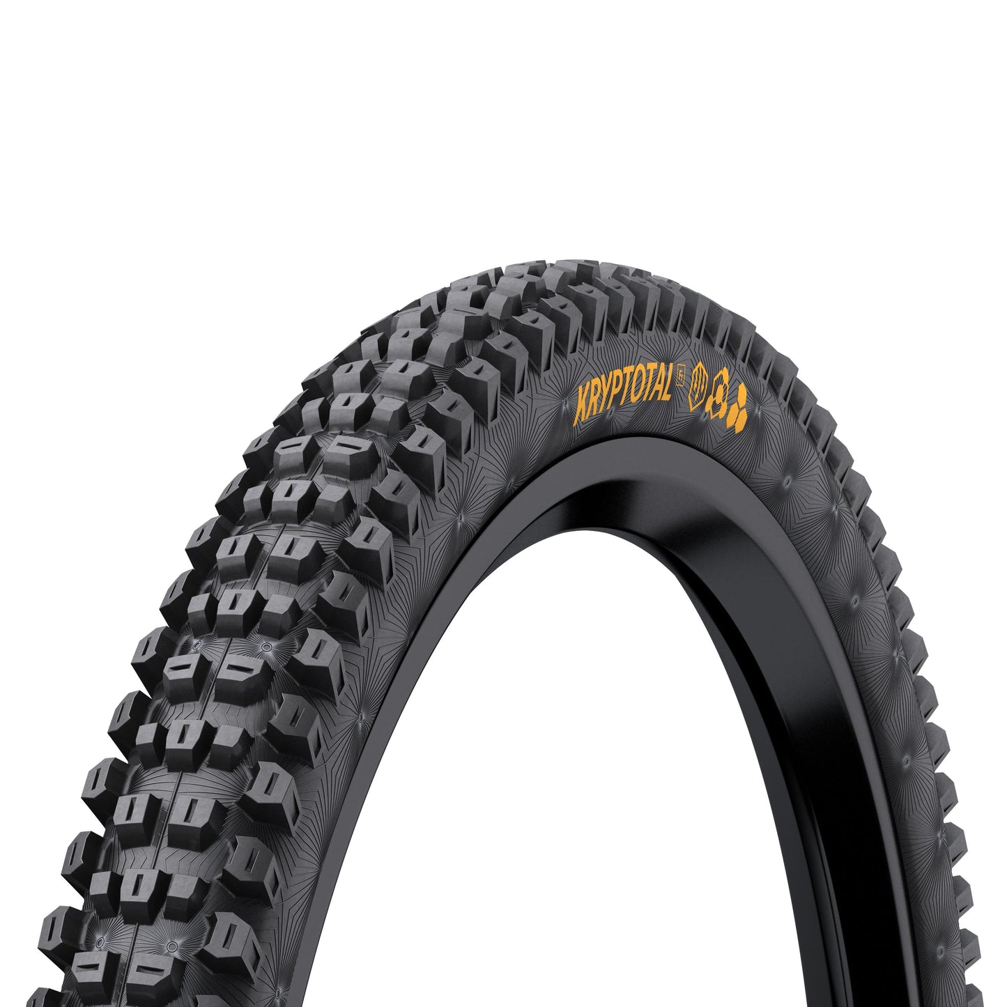 Continental Kryptotal Front Trail Tyre - Endurance Compound Foldable 2022: BLACK & BLACK 27.5X2.40"