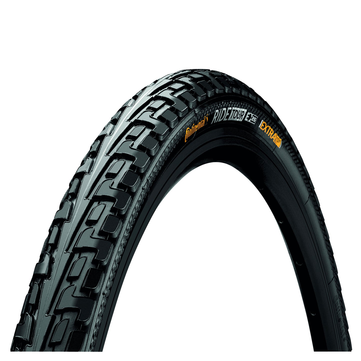 Continental RIDE Tour Tyre - Wire Bead: BLACK/BLACK 27X1 3/8X1 1/2"