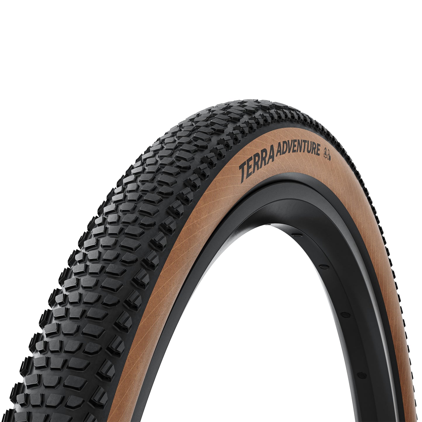 Continental Terra Adventure Tyre 2025: BLACK/TRANSPARENT 28X2.00"