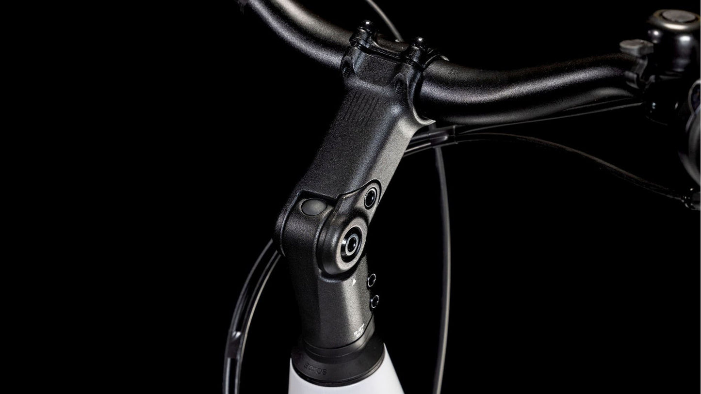 CUBE SUPREME HYBRID COMFORT ONE 500 METALLICWHITE/BLACK 2025