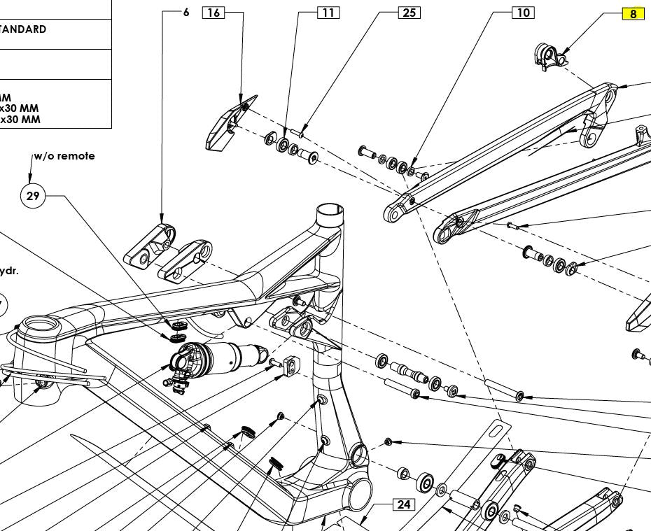 CUBE Hanger Mtb Rr X12 Std 10240 Black