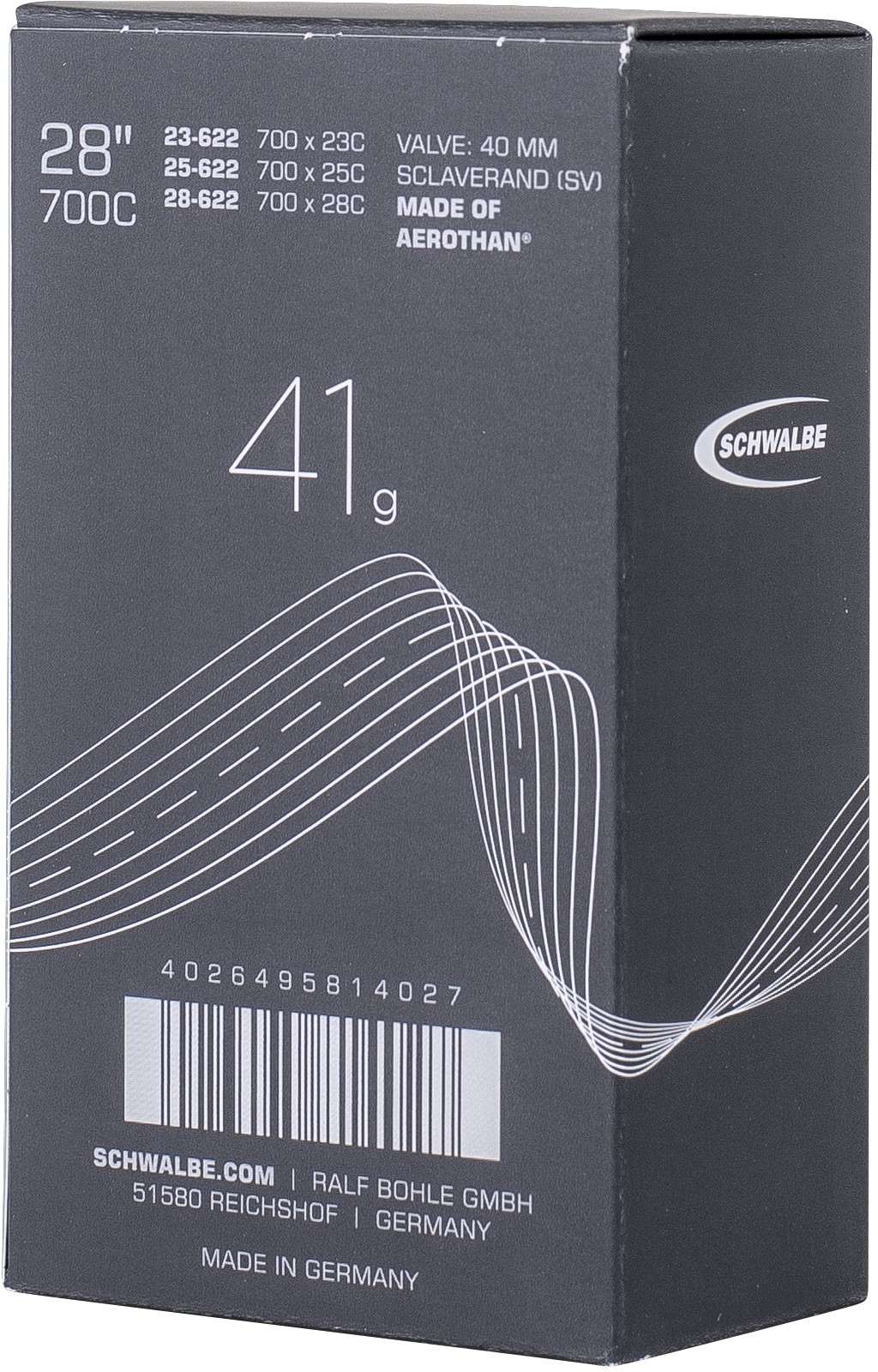 Schwalbe Inner Tube Sv20E Aerothan 23/28-622 40Mm