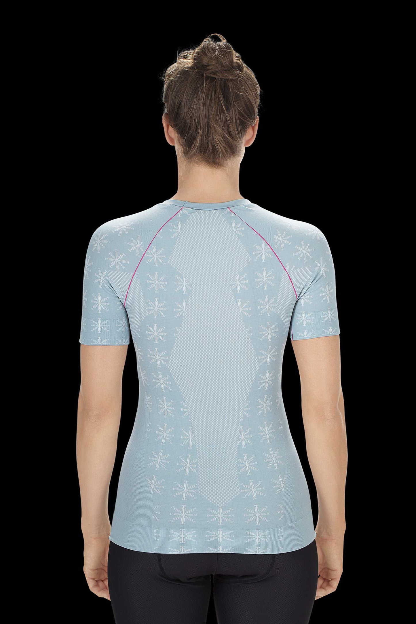 CUBE Baselayer Ws Race Be Cool S/S Grey/Pink