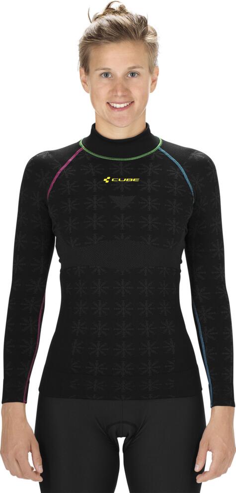 CUBE Baselayer Ws Race Be Warm L/S Schwarz