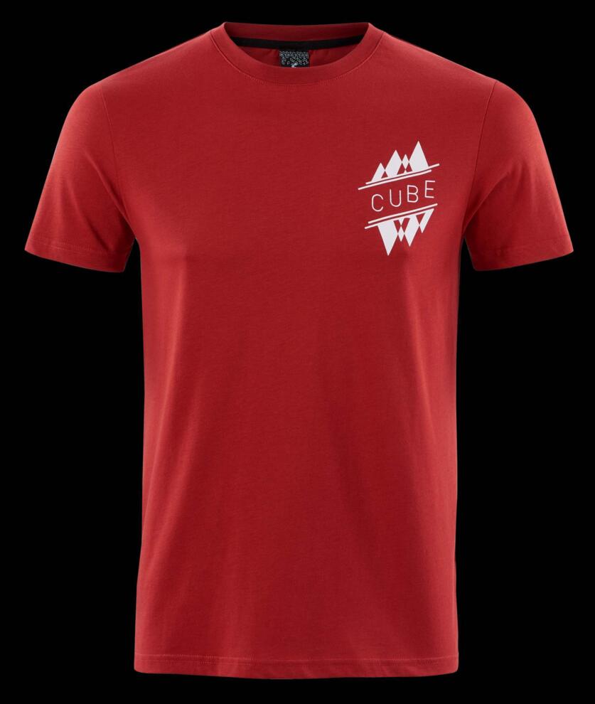 Camiseta CUBE Team Roja/Blanca