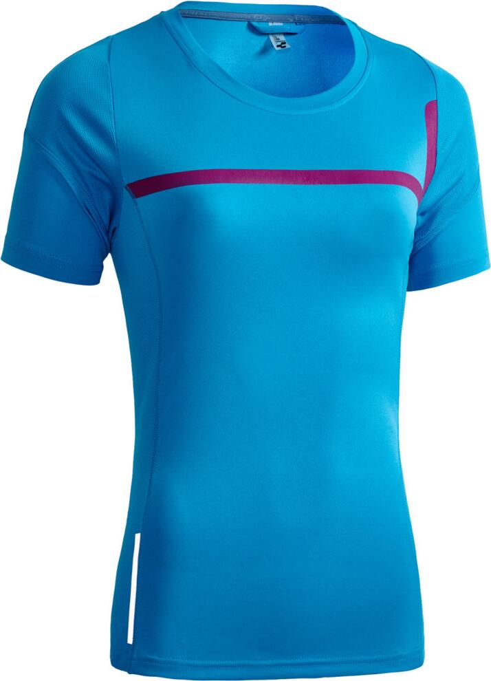 Camiseta de cuello redondo CUBE Wls Motion de manga corta y color azul