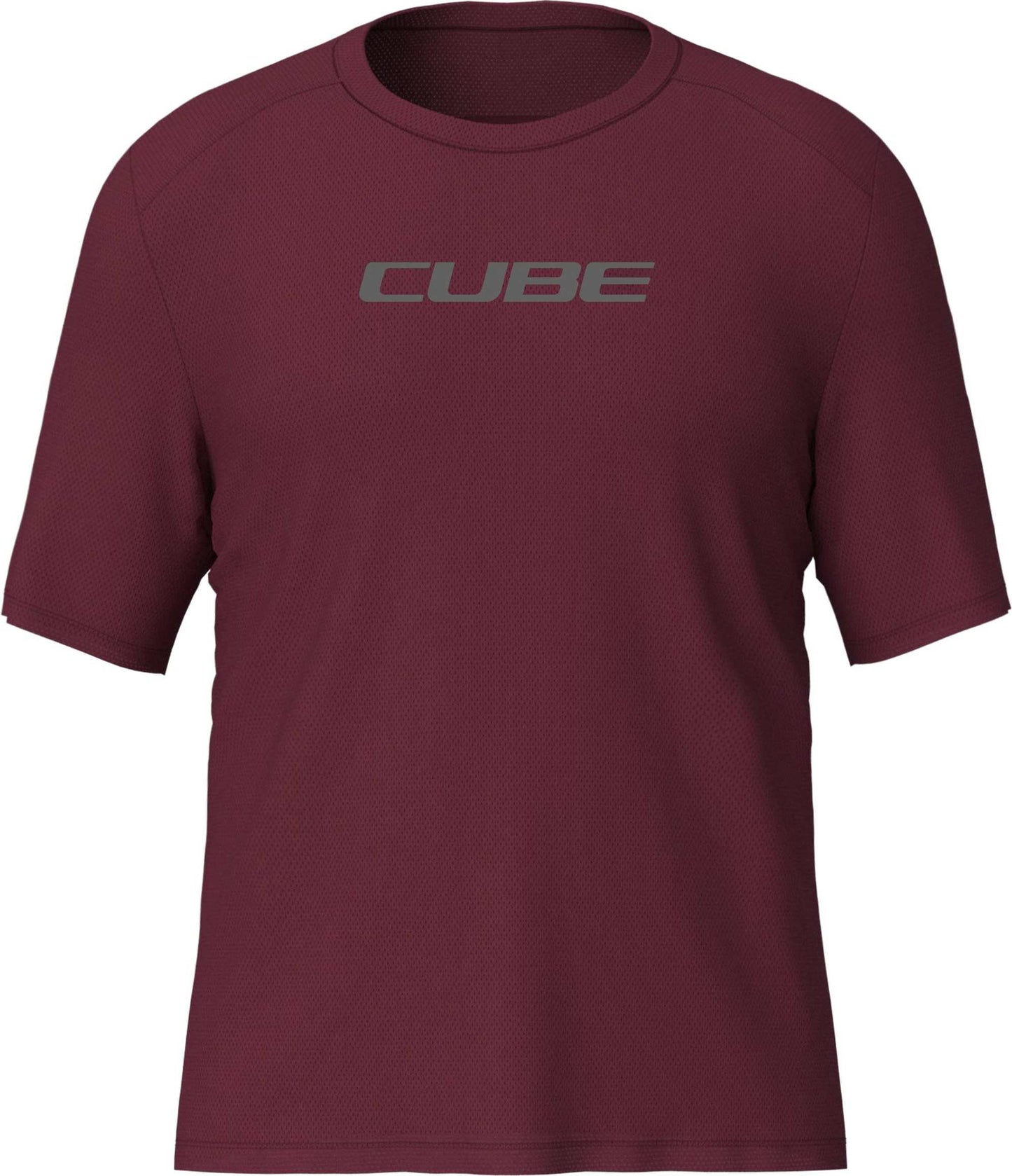 CUBE FUNCTIONAL SHIRT S/S BORDEAUX S